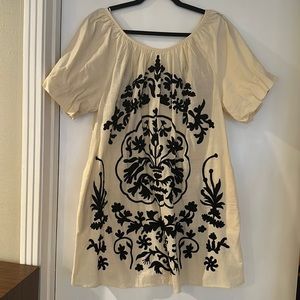 Free people embroidered dress L